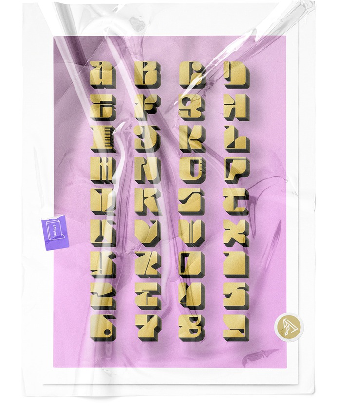 Adrian Iorga on This is my set for #36daysoftype 2020. It's a collection of heavy, blocky, brutalism inspired glyphs with the usual coat of gold, that share a common aesthetic but do not strive to be apart of the same letterset, leaving room for diversity and experimentation. 36 Days of Type is a project that invites Designers, Illustrators and Graphic Artists to express their particular view on our alphabet by designing a letter or number each day during 36 days of restless creativity. #36daysoftype07 #adiorga @adiorga #typography #lettering #crutalism #36daysoftype2020 #romania Behance