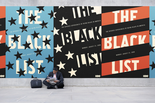 HBO The Black List Triptych on Behance #hbo #triptych #black #behance #list