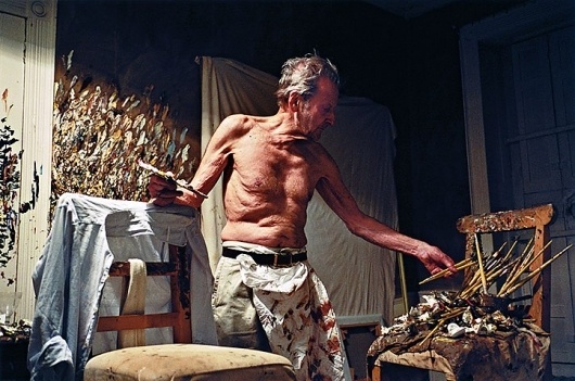 Lucian Freud - a life in pictures | Art and design | guardian.co.uk #freud #photograph #painter #lucien #studio