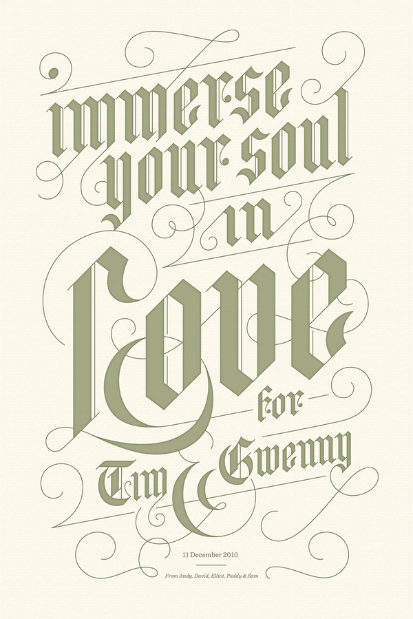 Jessica Hische Tim #blackletter