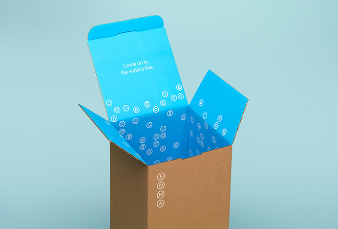 Soma Water by Manual #packaging