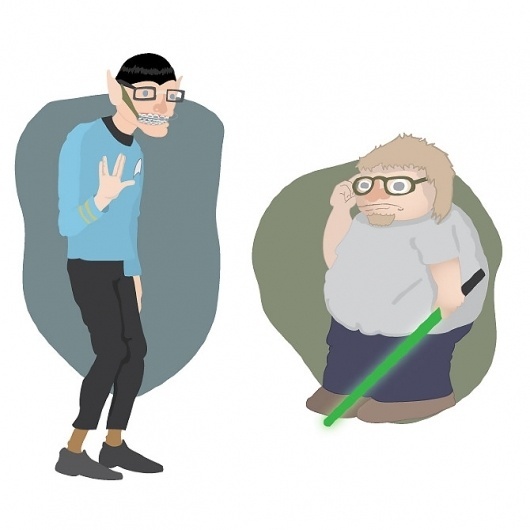 Jessica Flaherty Illustration #flaherty #wars #trek #illustration #jessica #star