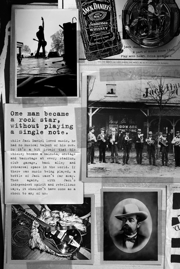 Jack Daniel's misc. Daran Brossard Creative Co. / DBCCo. #design #daniels #jack #layout #typography