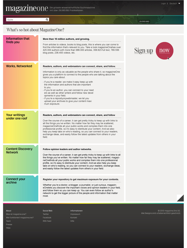 magazine.One on the Behance Network #colour