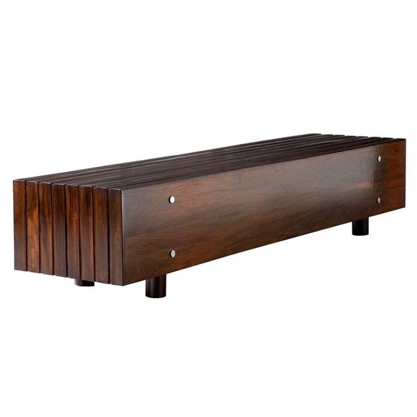 Bench by Sergio Rodrigues | From a unique collection of antique and modern benches at http://www.1stdibs.com/furniture/seating/benches/ #wood