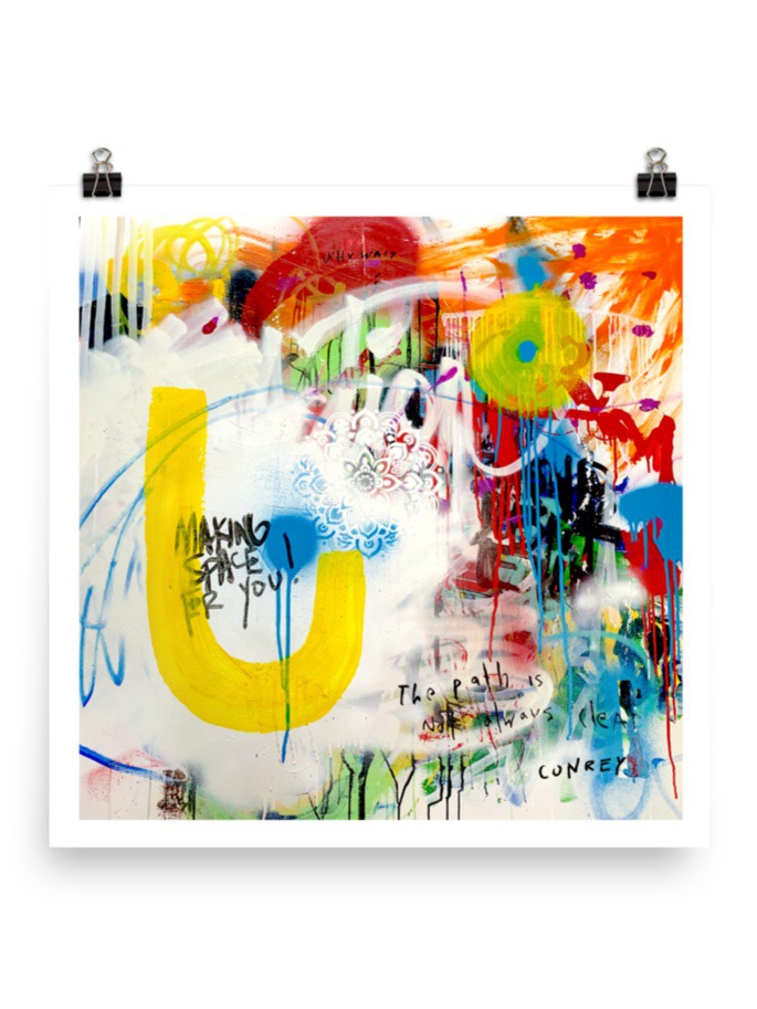 The Path Is Not Always Clear Art Print Art Print by Dave Conrey &ndash; Dave Conrey Art & Design