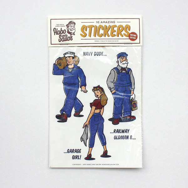 10 Amazing Stickers #sticker #hoboandsailor