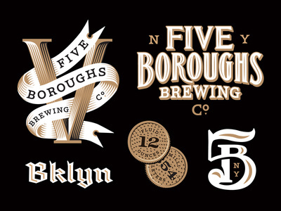 illustration, identity, type, lockup, banner, new york