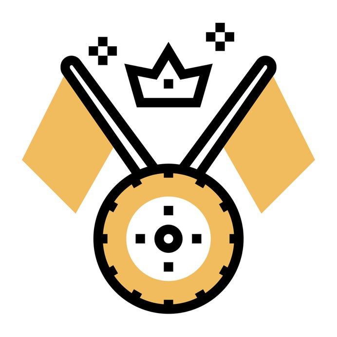 See more icon inspiration related to crown, race, tire, start, wheel, sports and competition, racing flag, races and flag on Flaticon.