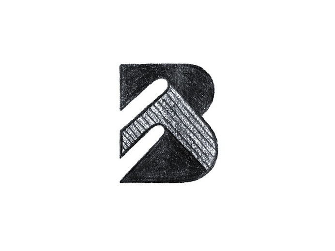 B for Books by Kakha Kakhadzen on Dribbble #logo #illustration #book