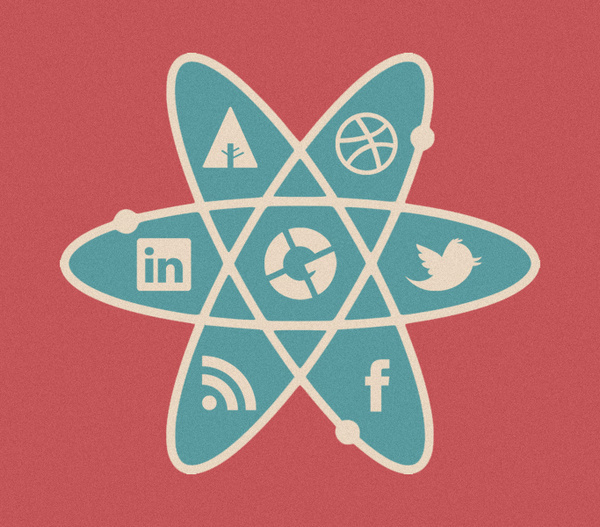 The Social Atom on the Behance Network #illustration