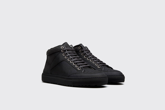 ETQ - High Top 1 Dark Anthracite / Black - Collection #sneakers