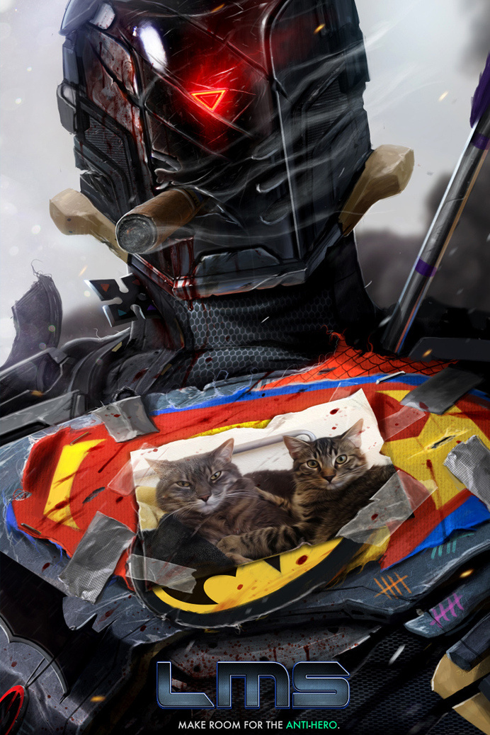 THE ANTI-HERO - by DanLuVisiArt on deviantART #gabriel #lms #dan #luvisi #soldier #anti-hero #man #standing #last #sci-fi