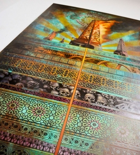 Juxtapoz Magazine - BEAU STANTON'S ARCHAIC ORNAMENTS x BOLD HYPE GALLERY | Current #beau #stanton #screen #printing #painting #oil