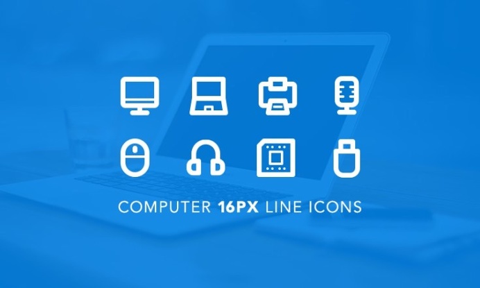 Computer Line Icons