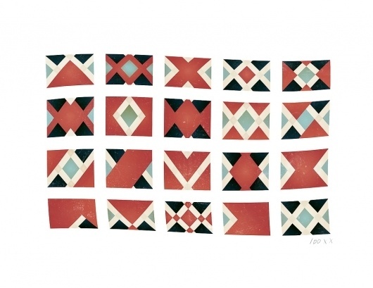 The Same But Different : Jan Avendano #color #graphic #shapes #grid #art