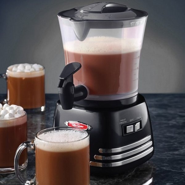 Retro Hot Chocolate Maker From Nostalgia Electrics #chocolate #gadget #home