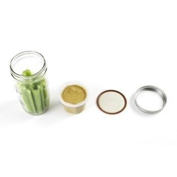 Put those old jars into use and pack a dip for lunch! #product #kitchen #industrial #design