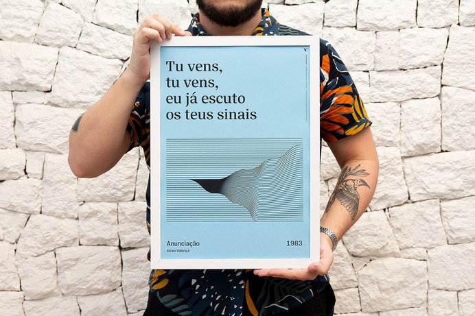 Tipoversos Identity - Mindsparkle Mag Lyrics are the visual and textual manifestation of a song and inspire Tipoversos, a series of 15 posters about brazilian music with lyrics that bring reflection, protest and a certain dose of hope. This beautiful project was designed by Johnny Brito. #logo #packaging #identity #branding #design #color #photography #graphic #design #gallery #blog #project #mindsparkle #mag #beautiful #portfolio #designer