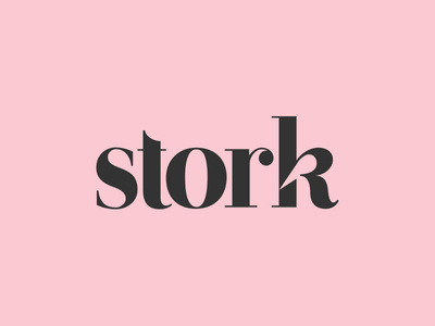 Stork Logo by Damian Chmiel #negative #simplicity #space #clean #simple #minimalism #minimal #stork #logo