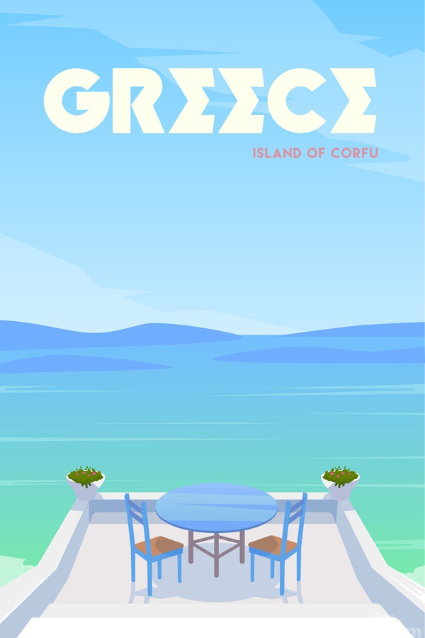 Greece  Print
