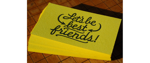 My Business Cards Greg Christman #business #card #print #yellow #letter #press