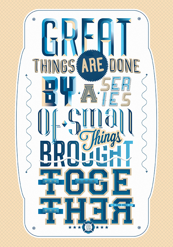 EIGHT 8 // TYPOGRAPHY ILLUSTRATIONS::: on Typography Served #quote #poster #typography