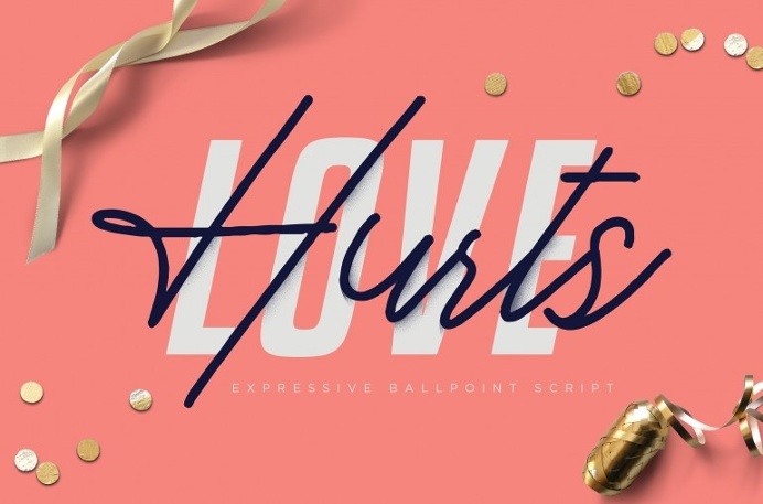Love Hurts – Ballpoint Script