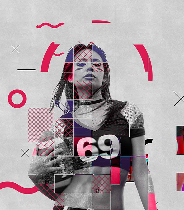 Contemporary Graphic Poster