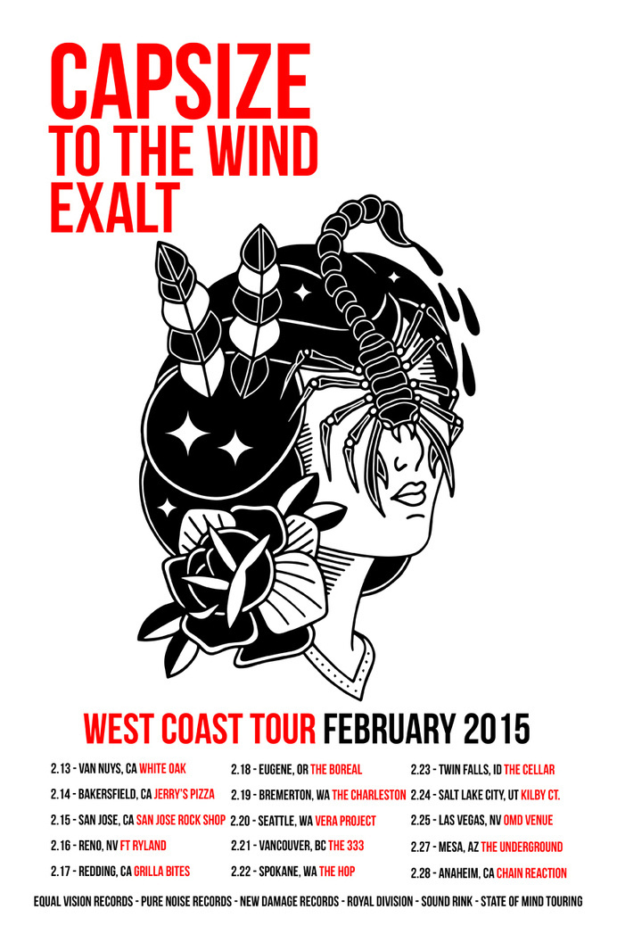 Capsize_full-February2015 #gig #flash #poster #illustration