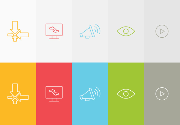 FLEX!® Take control of your brand on Behance #iconset #branding #icon #print #icons #identity #logo #flex