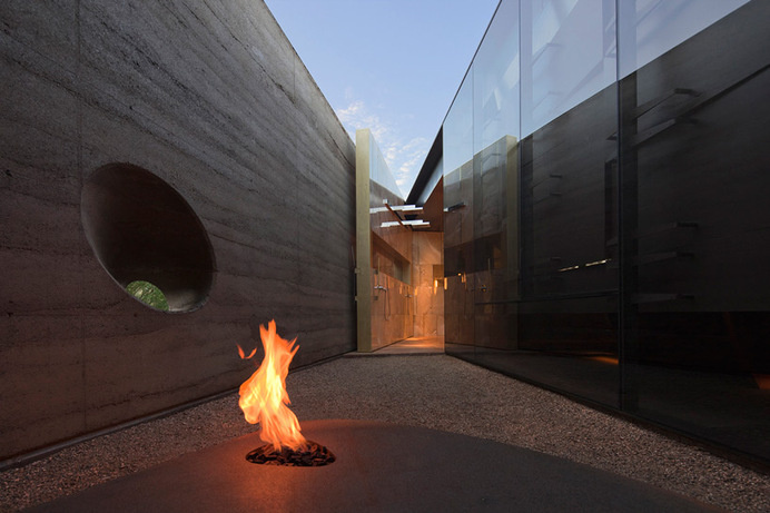 wendell burnette architects desert courtyard house designboom #home