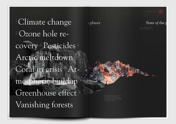 180° on Behance #print #magazine #typography