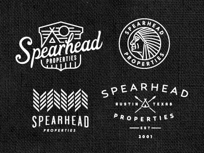 Spearhead by Keith Davis Young #indian #badge #branding