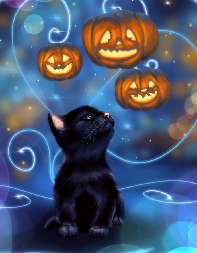 beginner easy halloween paintings & paint by numbers #painting