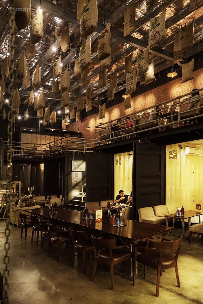 The Factory 30 Cafe Makes a Bold Statement of Rustic-Industrial Style 2