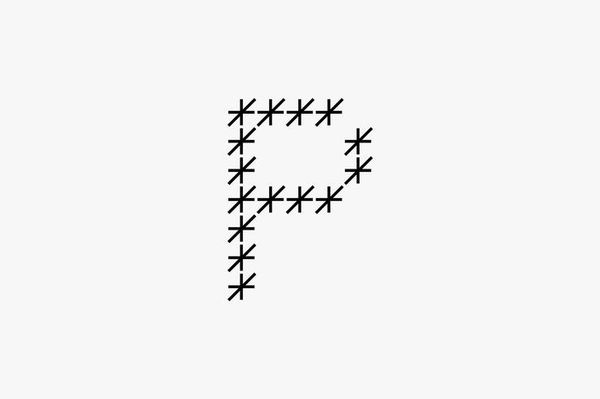Praxis, Contemporary Art Center. #logotype #font #branding #id #logo #monogram #brand #identity #custom #type #bw #typography