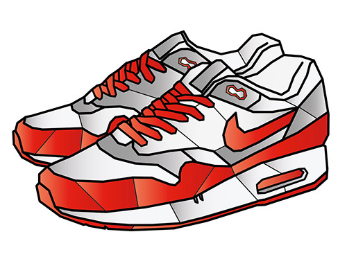 Oxford street #red #sneakers #oxford #retail