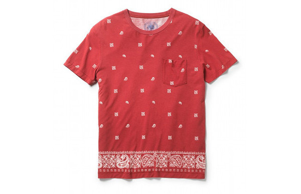 J.Press York Street Reps Prep Sets in Paisley Bandana Polos and Tees #paisley #bandana