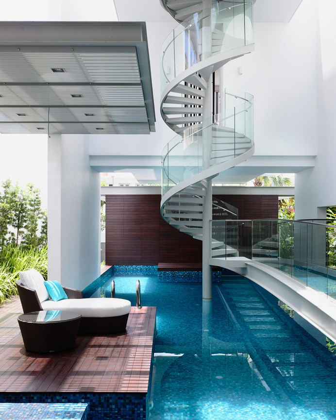 HYLA architects jalan angjin laut singapore designboom #pool