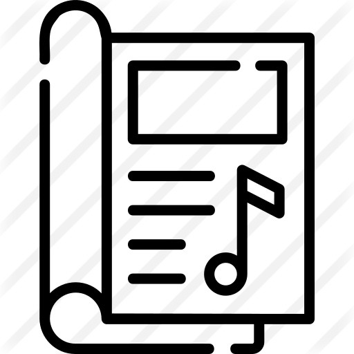 See more icon inspiration related to specialized, files and folders, music and multimedia, leisure, magazine, communications, education, reading and music on Flaticon.