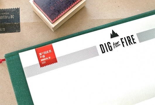 Dig for Fire Identity Materials - FPO: For Print Only #logo #design #identity #branding