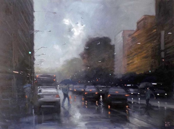 Melbourne's Rainy Cityscapes by Mike Barr