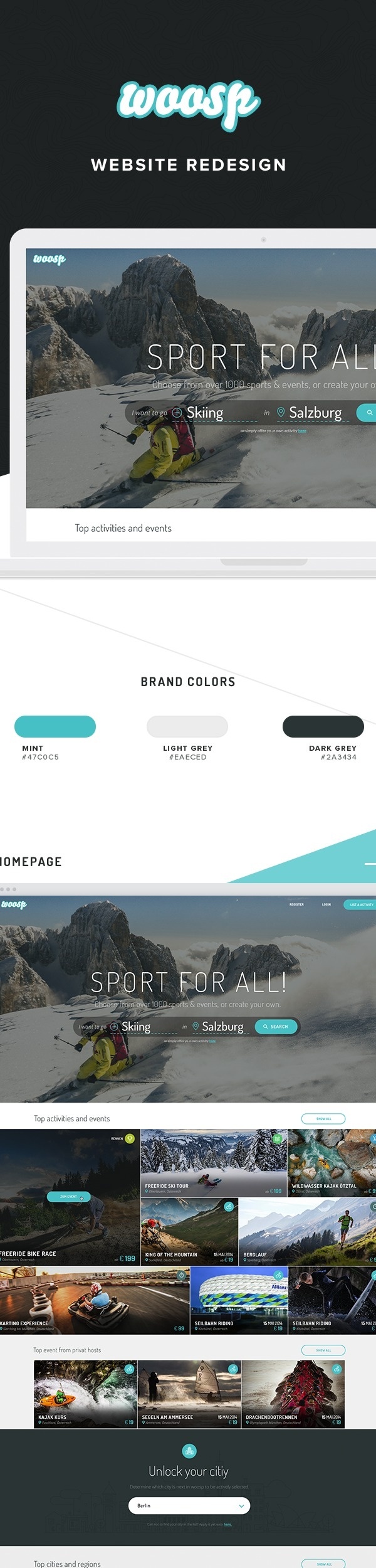 Woosp Website Redesign on Behance #web
