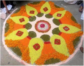 Simple Rangoli Designs