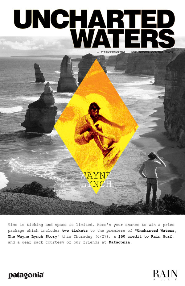 Rain Surf #surf #wayne #poster #type #lynch