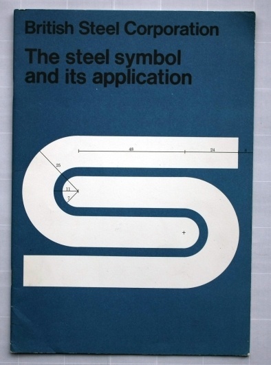 Eye blog » Fixed compass. David Gentleman talks about his identity design for British Steel #steel #british #branding #gentleman #logo #helvetica #david