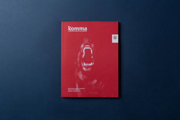 komma 13 on Behance #cover #print #editorial