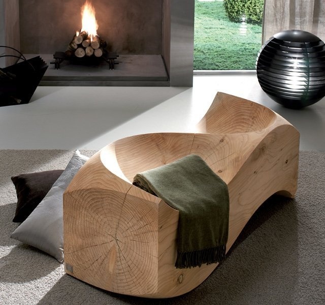 Solid Cedar Loveseat By Jake Phipps #tech #flow #gadget #gift #ideas #cool
