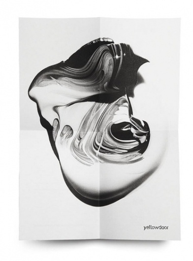 Yellowdoor Poster | Shiro to Kuro #print #design #graphic